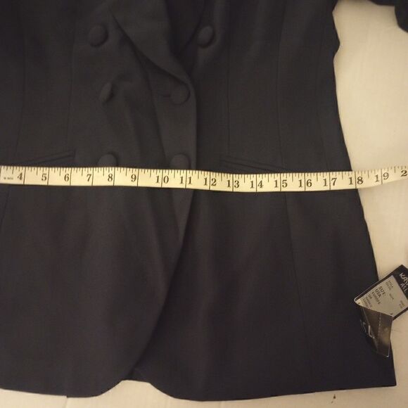 NWT Kasper double breasted black blazer - Picture 8 of 11